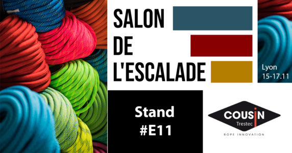 Novembre 2019 : Rendez-vous au Salon de l’Escalade à Lyon, Stand n°E11